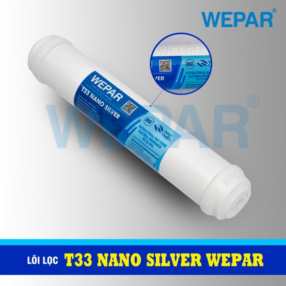 lõi lọc nước t33 nano silver wepar