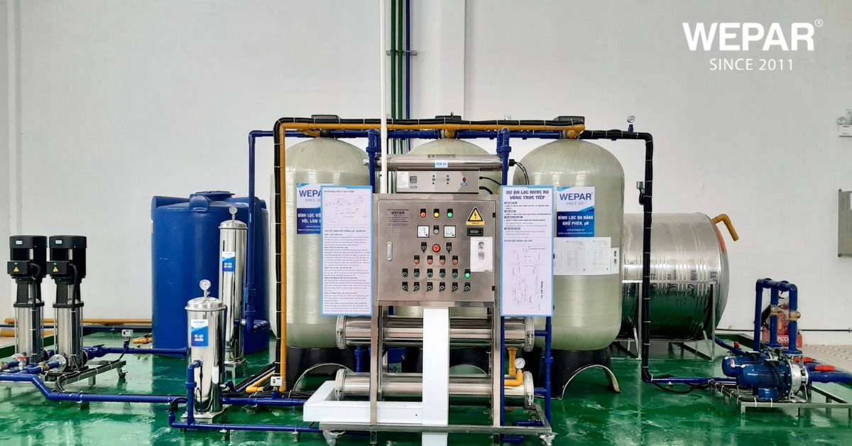 Nâng cấp hệ thống máy lọc nước công nghiệp